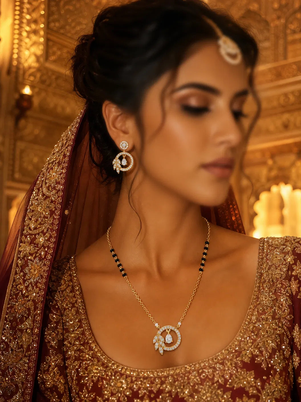 Moonleaf Grace Mangalsutra