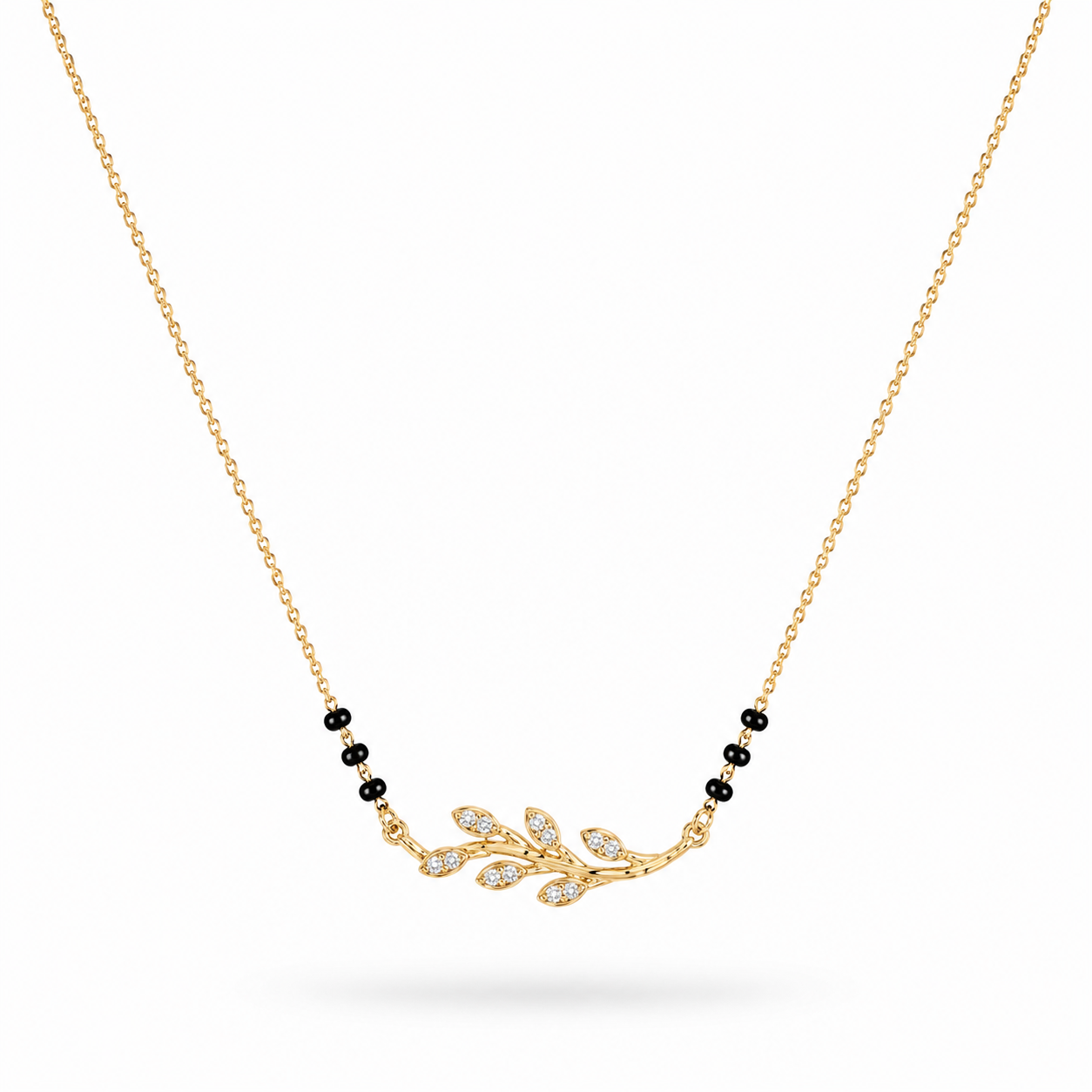 Nature’s Grace Leaf Mangalsutra
