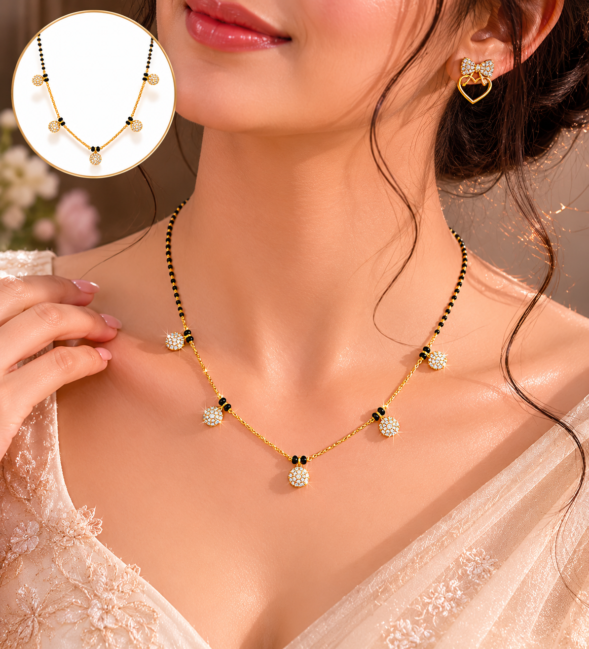 Celestial Sparkle Station Mangalsutra