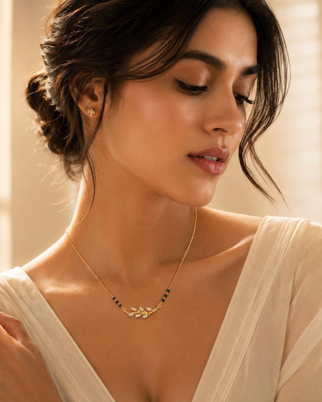 Nature’s Grace Leaf Mangalsutra