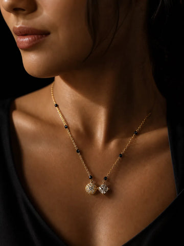 Dual Spark Charm Mangalsutra