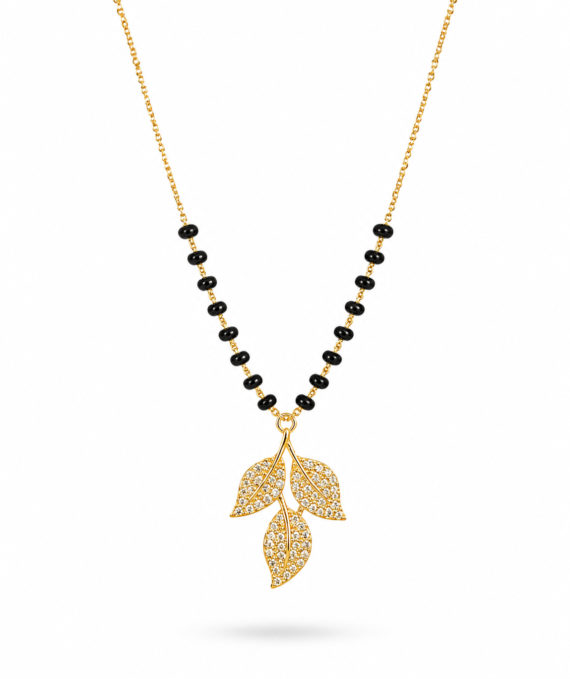 Golden Leaf Elegance Mangalsutra
