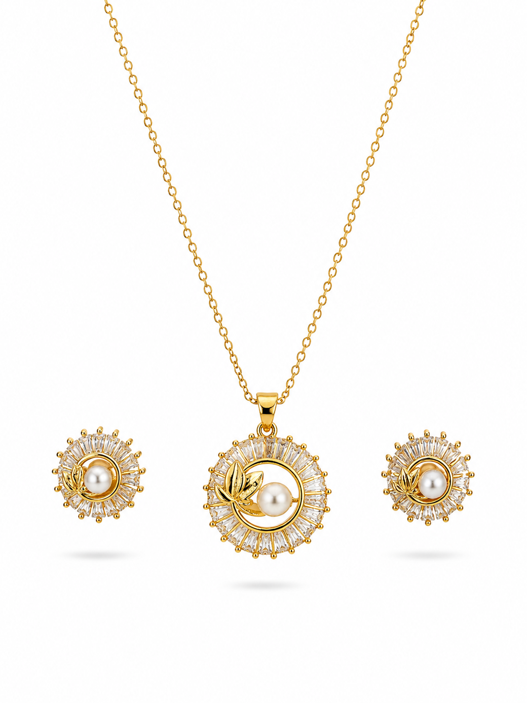 ✨ Elegant Pearl Radiance Pendant Set ✨