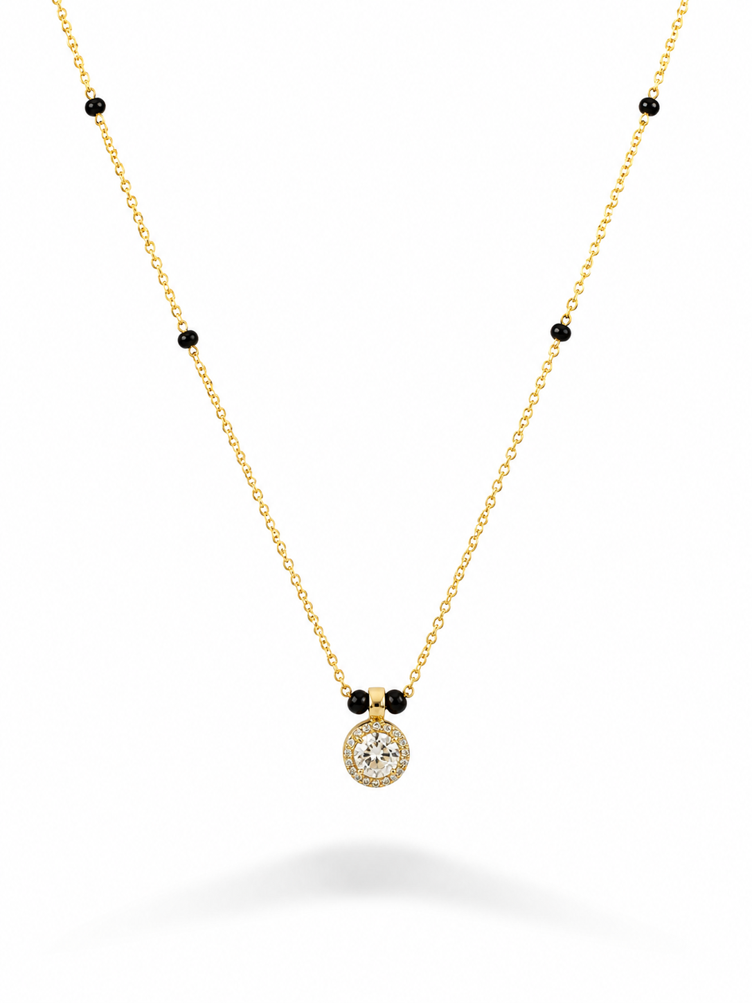 Celestial Diamond Charm Mangalsutra
