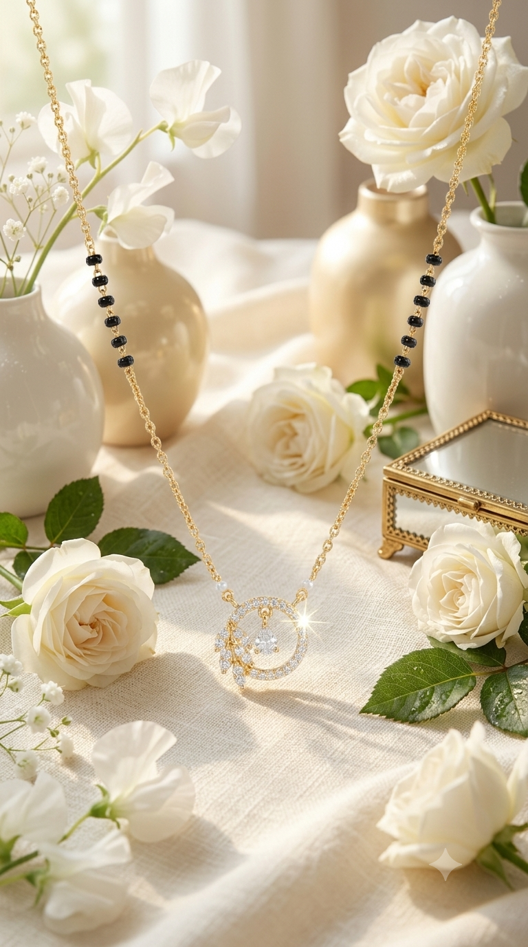 Moonleaf Grace Mangalsutra