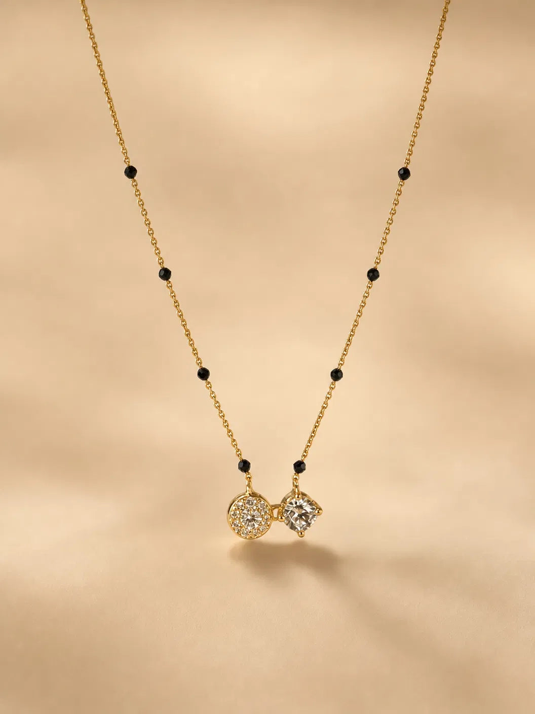 Dual Spark Charm Mangalsutra