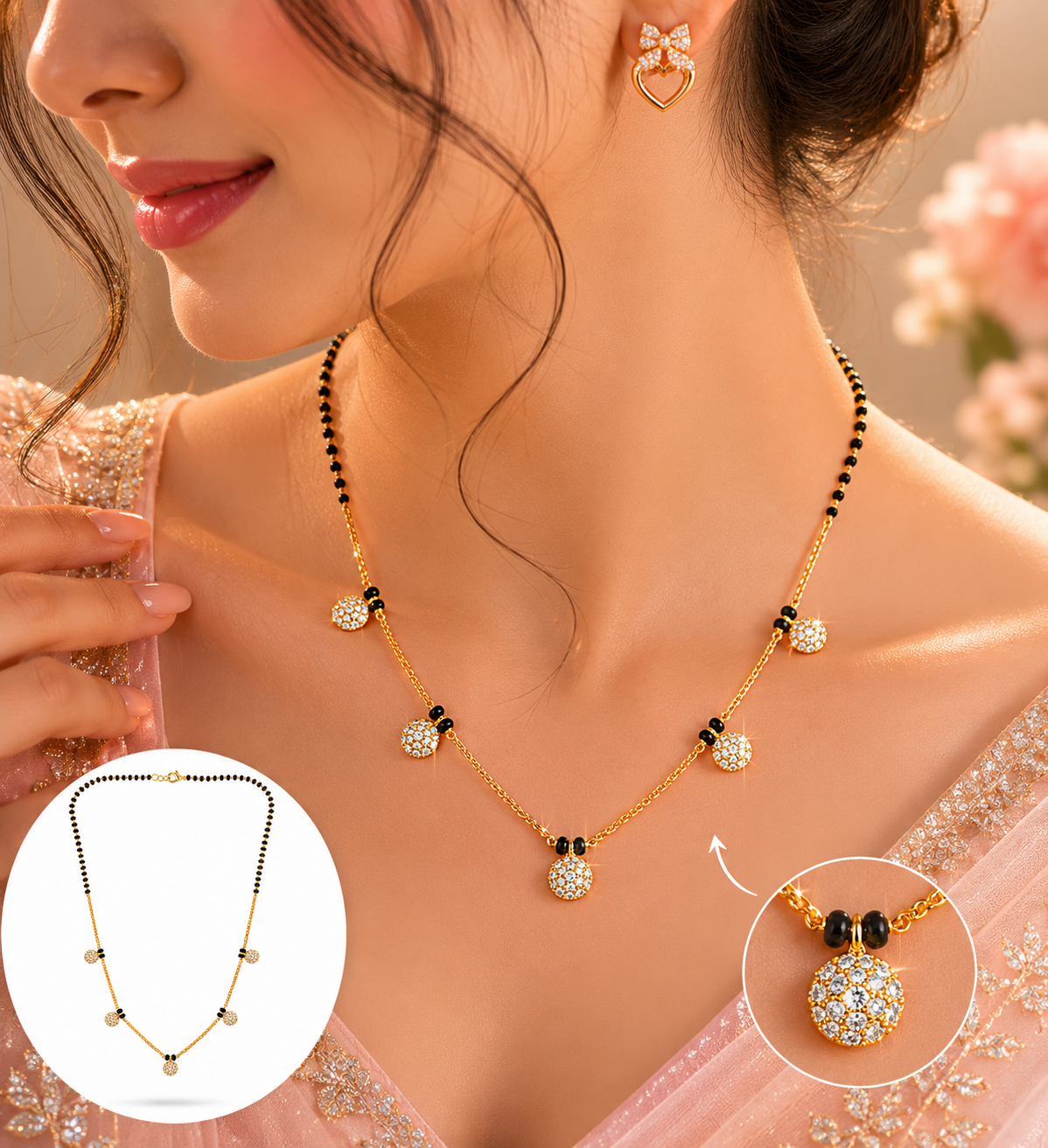 Celestial Sparkle Station Mangalsutra
