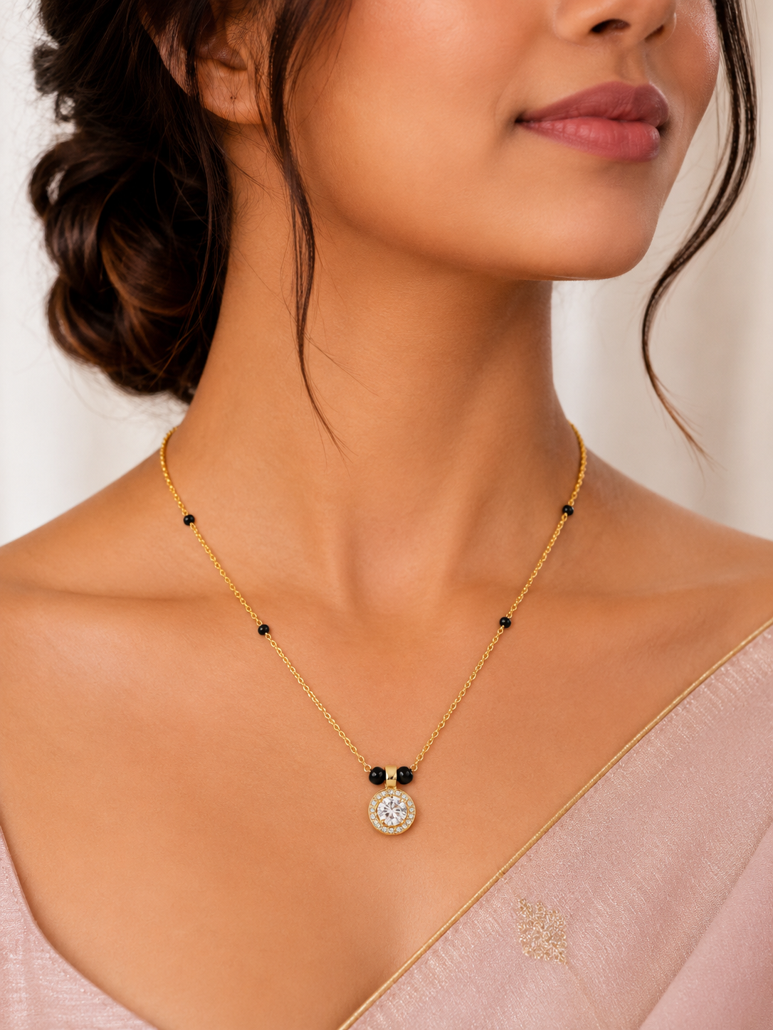 Celestial Diamond Charm Mangalsutra