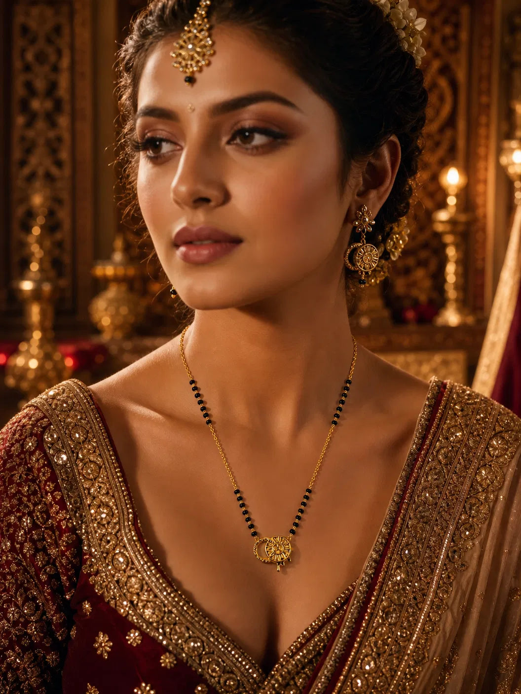 Surya Chandra Blessing Mangalsutra