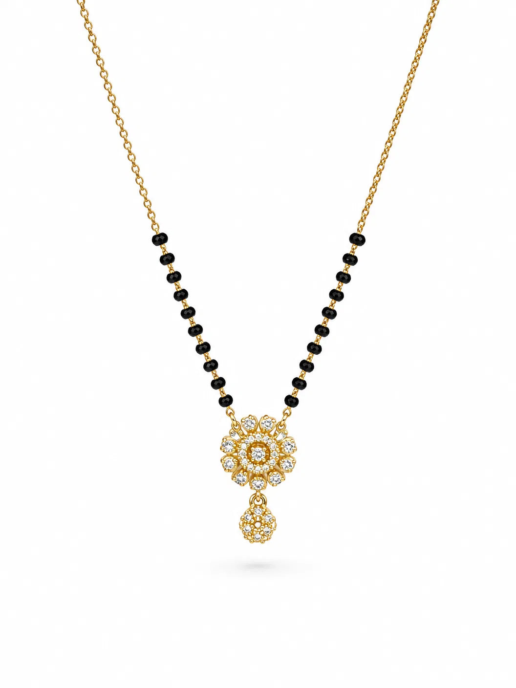 Floral Drop Elegance Mangalsutra