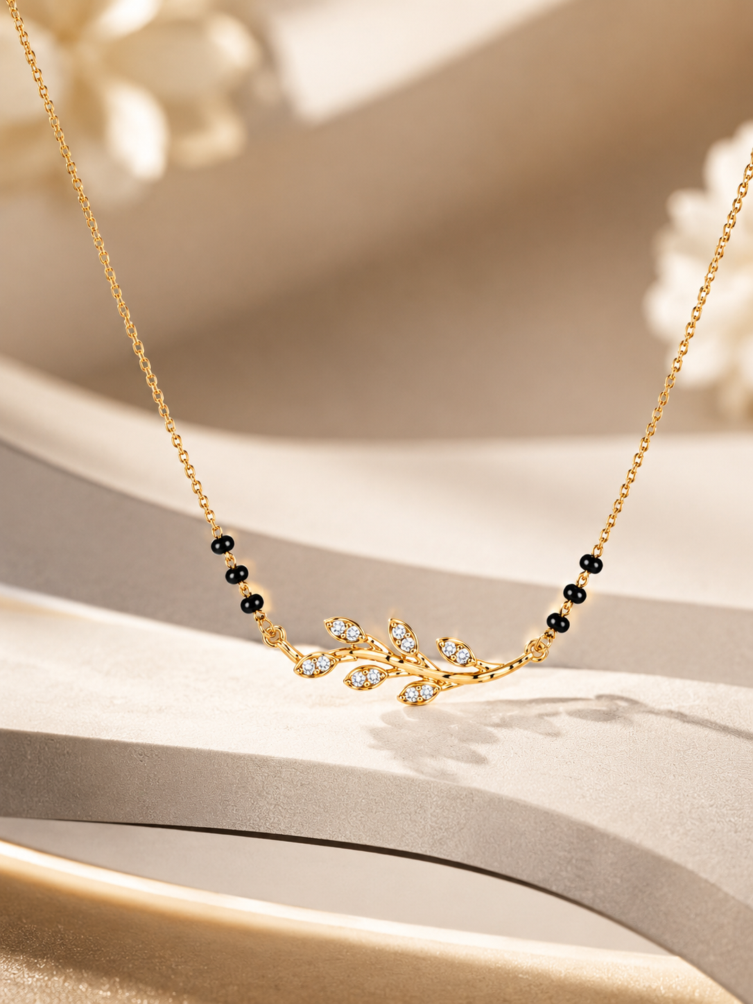 Nature’s Grace Leaf Mangalsutra